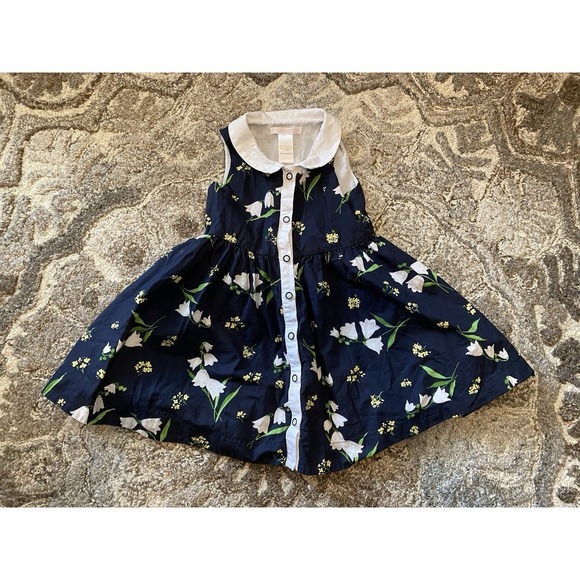 Girls Bundle 2 Dresses Outfits Janie And Jack Baby 12 24 18 Months Church - Picture 8 of 10